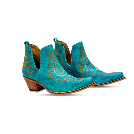 Myra Westerly Western Leather Booties